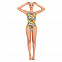 Купальник женский Yingfa Digital Print One-Piece Swimsuit 659