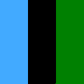 Цвет Голубой/черный/зеленый