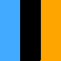 Цвет Голубой/черный/оранжевый