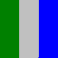 Цвет Зеленый/серебряный/синий