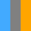 Цвет Голубой/серый/оранжевый