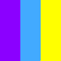 Цвет Фиолетовый/голубой/желтый