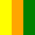 Цвет Желтый/оранжевый/зеленый